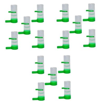 WOONEKY 15-Piece Automatic Bird Water Dispenser for Cages