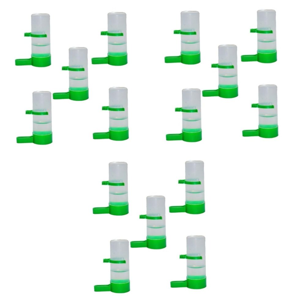 WOONEKY 15-Piece Automatic Bird Water Dispenser for Cages