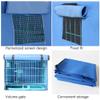 Fockety Rabbit Cage Cover with Mesh Window, Pink #20 view 4