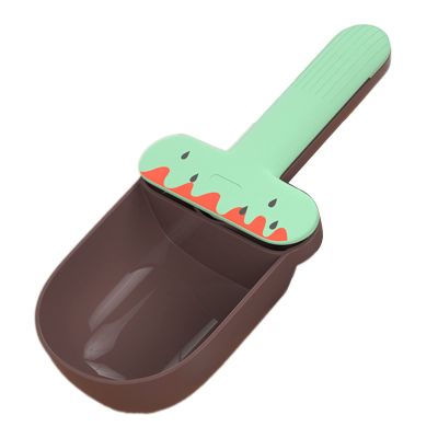 Pet Food Spoon and Measuring Cup with Sealing Clip for Dogs