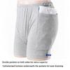 Incontinence Care Underwear for Older Adults, Catheter Drainage Bags, Double Pockets, A,L view 3
