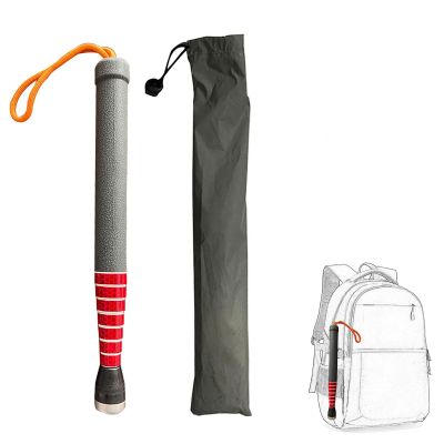 Vaotuoa Titanium Alloy Telescoping Reflective Blind Cane, 138 cm (54 in), with Screw-On Roller Tip (A)