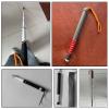 Vaotuoa Titanium Alloy Telescoping Reflective Blind Cane, 138 cm (54 in), with Screw-On Roller Tip (A) view 2
