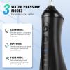 Cordless Electric Water Flosser, Rechargeable Oral Irrigator with 6 Tips view 3