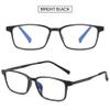 VEVESMUNDO Blue-Light-Blocking Reading Glasses, Full-Rim Metal Rectangular Readers for Men and Women, 1 pc, Light Black, +4.0 view 3