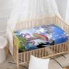Morbuy Baby Crib Fitted Sheet, Forest Mushroom Design, Microfiber, 120 x 60 cm view 3