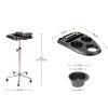 Multifunctional Adjustable Salon Hairdressing Trolley with Hair Washing Basin view 2
