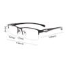 GSKDZG Men's Semi-Rimless Photochromic Progressive Reading Glasses +1.0 view 3