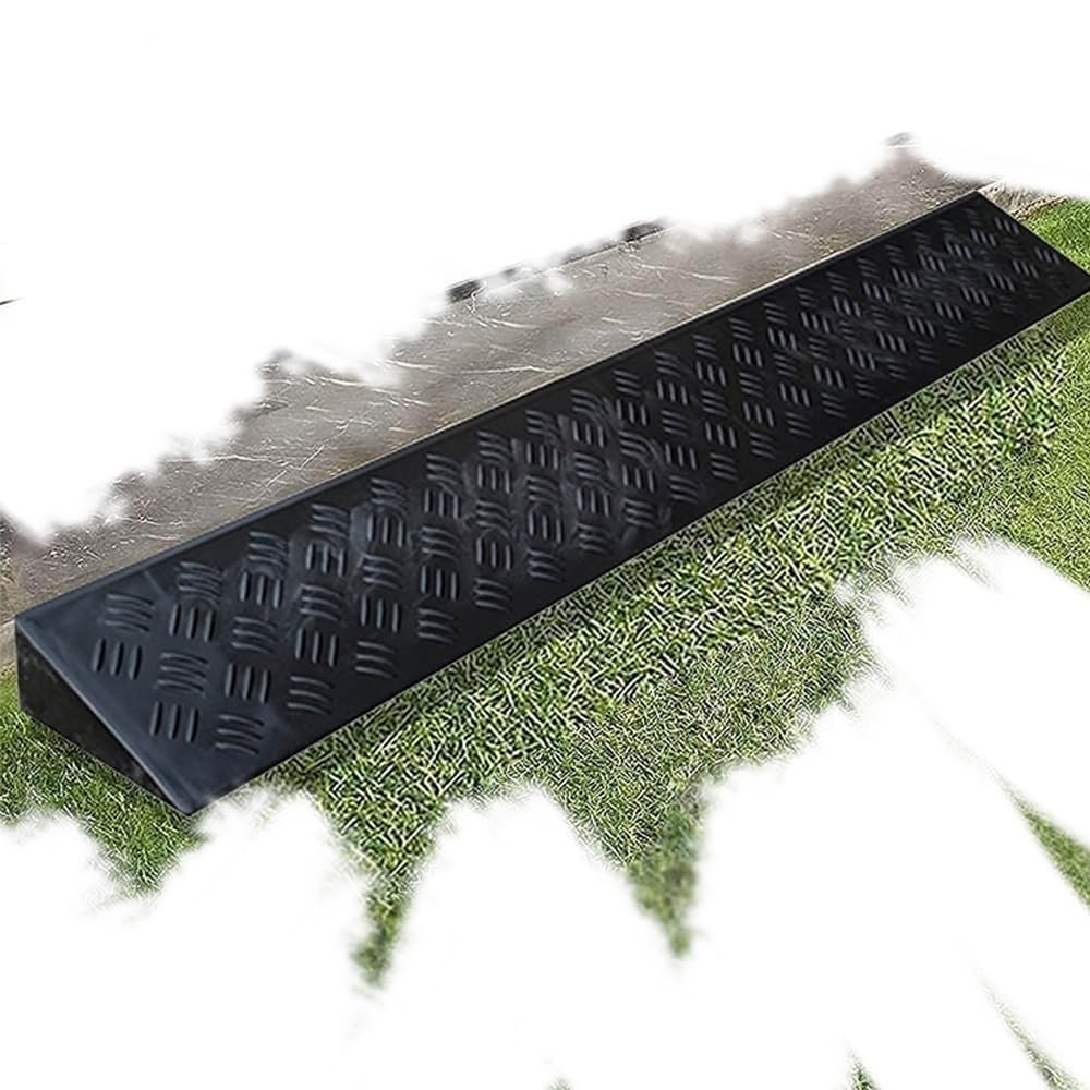 IMUNKT Rubber Wheelchair Threshold Ramp, 1–11 cm High, Cuttable