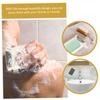 4 Black Linen Soap Bags for Lathering and Exfoliating view 4