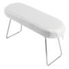 FRCOLOR 1-Piece Soft Nail Art Hand Rest Cushion, White Leather view 1