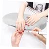 FRCOLOR 1-Piece Soft Nail Art Hand Rest Cushion, White Leather view 2