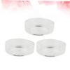 ORFOFE Round Transparent Glass Shrimp Feeding Bowls, 5-Pack view 4