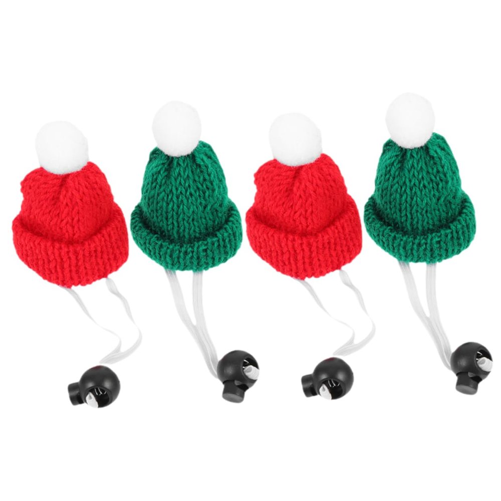 BESPORTBLE 4-Piece Christmas Hats for Small Pets