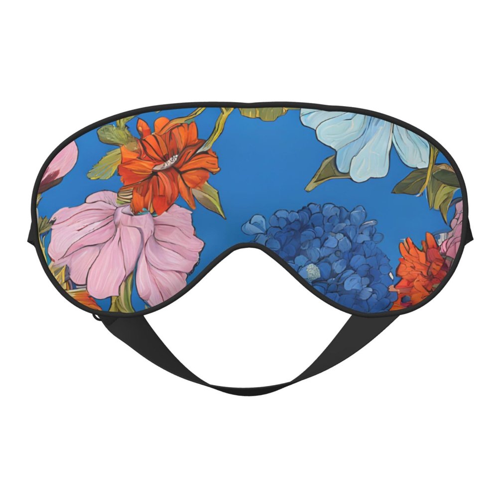 Hello Hawaii Print Satin Sleep Mask