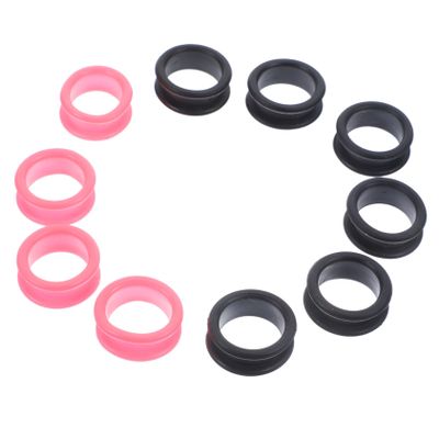 Silicone Finger Rings for Hairdressing Scissors, 10-Pack, Assorted Colors