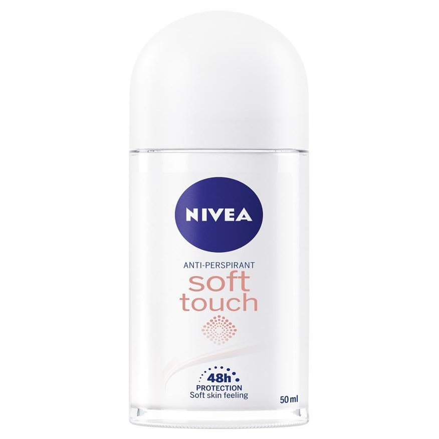 NIVEA Women Soft Touch Deodorant Roll-On, 6-Pack (6 x 50 mL)