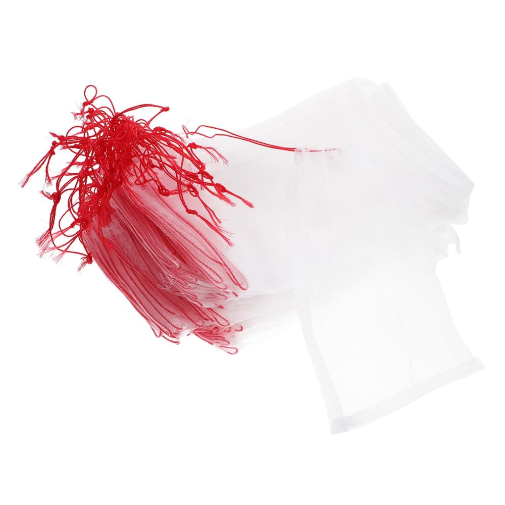 iplusmile 100-Piece Aquarium Sand Washer Filter Bags, Durable PE Mesh