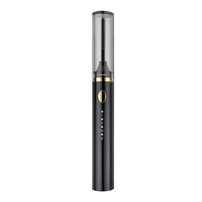 SUIOPPYUW Electric Eyelash Curler with Three Brush Heads, Black