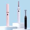 SUIOPPYUW Electric Eyelash Curler with Three Brush Heads, Black view 2