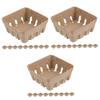 Amosfun 30-Pack Paper Berry Baskets, 10 x 10 x 4.5 cm view 1