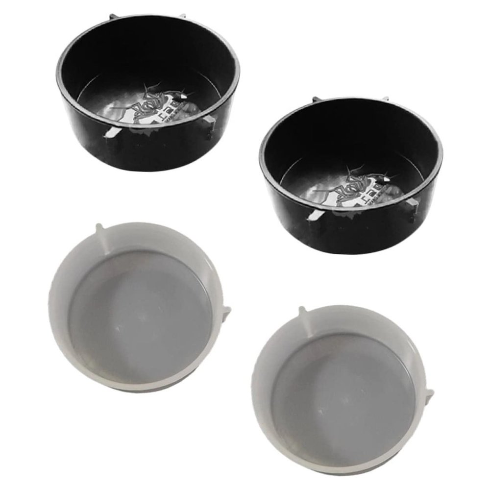 HAPINARY 4-Piece Reptile Feeding Bowls