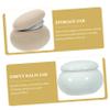 HAPINARY 2-Piece Ceramic Cosmetic Jars with Lids, Small Portable Manicure Containers view 4