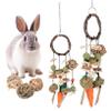 HAPINARY Rabbit Chew and Hanging Toy Set for Cages view 1