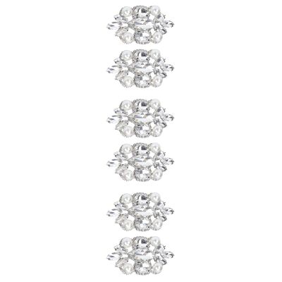 VALICLUD 3 Pairs Chic Shoe Buckles with Crystals and Pearls, Wedding Shoe Decorations, Reusable Stylish Shoe Accessories for Celebrations and Everyday Use