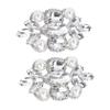 VALICLUD 3 Pairs Chic Shoe Buckles with Crystals and Pearls, Wedding Shoe Decorations, Reusable Stylish Shoe Accessories for Celebrations and Everyday Use view 2