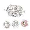 VALICLUD 3 Pairs Chic Shoe Buckles with Crystals and Pearls, Wedding Shoe Decorations, Reusable Stylish Shoe Accessories for Celebrations and Everyday Use view 3
