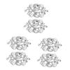 VALICLUD 3 Pairs Chic Shoe Buckles with Crystals and Pearls, Wedding Shoe Decorations, Reusable Stylish Shoe Accessories for Celebrations and Everyday Use view 4