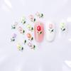 qbodp 20-Piece Silver-Trimmed Tulip Nail Charms view 2