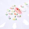 qbodp 20-Piece Silver-Trimmed Tulip Nail Charms view 4