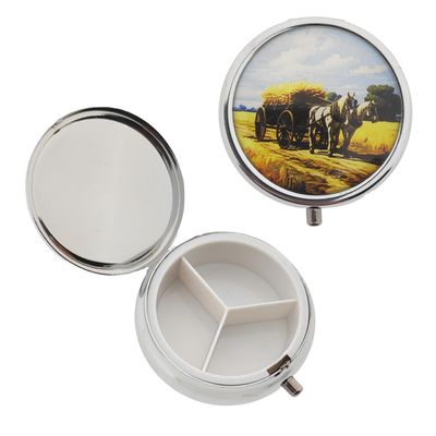 Nostalgia Hay Wagon Pill Box