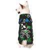 Dog Hoodie with Skull and Lightning Pattern for Small and Medium Dogs view 1