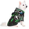 Dog Hoodie with Skull and Lightning Pattern for Small and Medium Dogs view 2