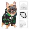 Dog Hoodie with Skull and Lightning Pattern for Small and Medium Dogs view 3