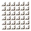 VILLFUL Antique Iron Corner Protectors for Photo Albums and Wooden Boxes, 40-Pack view 1