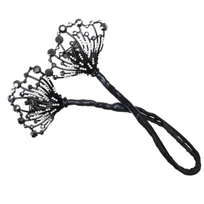 HAPINARY Black Fabric Hair Bun Maker for Stylish, Casual Buns