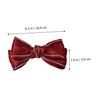 FRCOLOR Large Red Silk and Satin Hair Clip with Unique Bow Decoration view 2