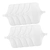 Reusable Women's Sanitary Pads, White, 10-Pack view 1