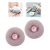 Super-Soft Sunflower-Shaped Bath Sponge with Suction Cup, 2-in-1 Mesh Pouf and Body Scrubber view 1