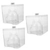 BESPORTBLE 3-Piece Transparent Hamster Cooling Nest, Summer Hideout for Small Pets view 1