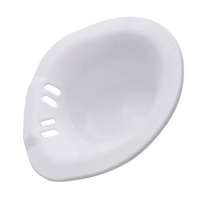 Foldable Sitz Bath for Women and Seniors, Space-Saving, White