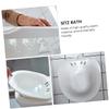 Foldable Sitz Bath for Women and Seniors, Space-Saving, White view 2