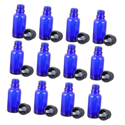 HONMEET 15-Piece Glass Dropper Bottles for Essential Oils