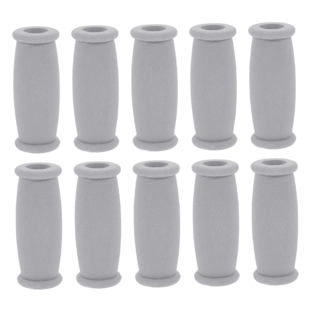 PLAFOPE 10-Pack TPR Crutch Grip Pads, Soft and Lightweight