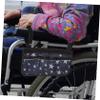Healeved Wheelchair Armrest Side Bag with 3 Front Pockets and Zippered Storage Compartment view 2
