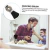 FRCOLOR Haircutting Brush for Removing Cut Hair, Neck Cleaning Brush, Compact Salon Tool view 2